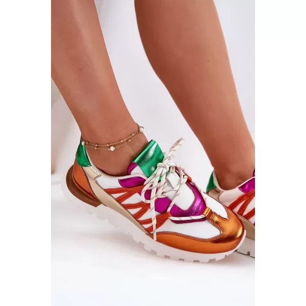  Damenschuhe ARTIKER 56C1737 WEIß/ORANGE 