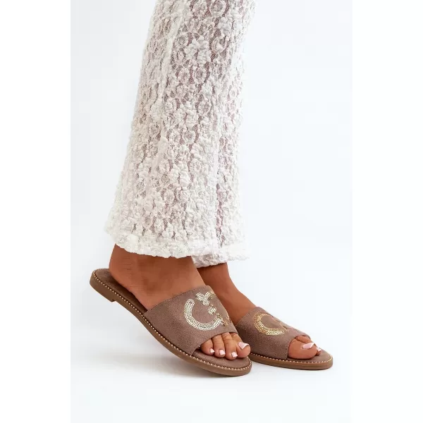  Damen-Flip-Flops S.BARSKI KV27-052 TAUPE 