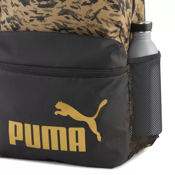  Rucksack PUMA PHASE AOP BACKPACK 091169_07 LEOPARD/GOLD LEOPARD/GOLD PUMA NR.1 