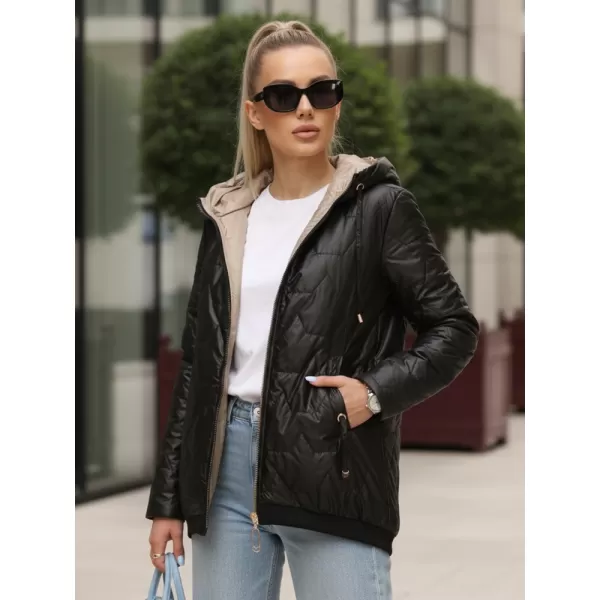  Damenjacke DSTREET TY5546 SCHWARZ 