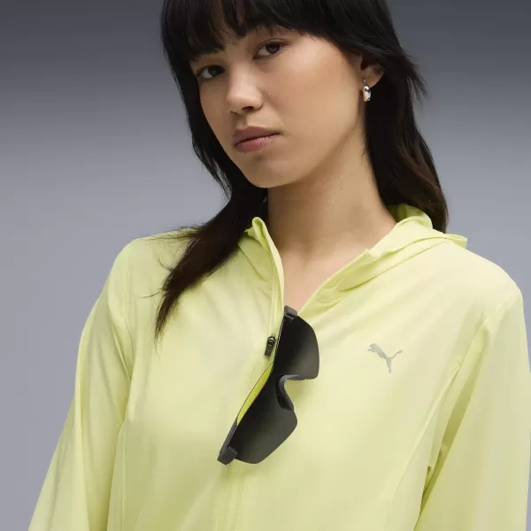  Damenjacke PUMA RUN VELOCITY WOVEN JACKET W 526584-35 GOLDENER MOND 