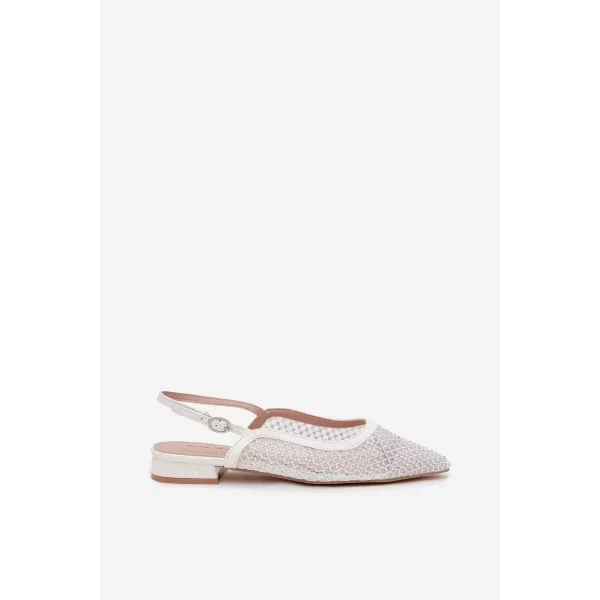  Ballerinas für Damen BOTO PYVONA 42007 WEIß 