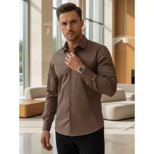  Herrenhemd DSTREET DX2684 BRAUN 
