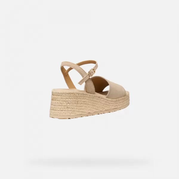  Damensandalen GEOX ALEMERIA G012887 BEIGE 