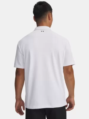 Herren-T-Shirt UNDER ARMOUR T2G PIQUE POLO 6012303-100 WEIß
