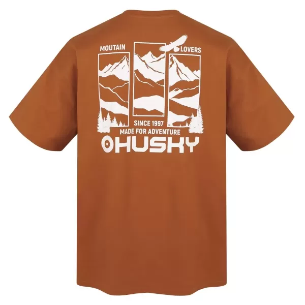 Herren-T-Shirt HUSKY TEE VIEW M BRAUN 