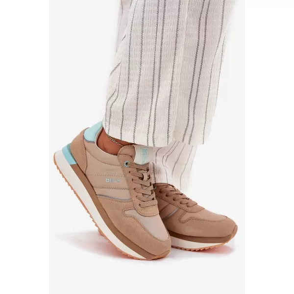  Damen-Sneaker BIG STAR RR274A048 BEIGE Big Star Shoes 