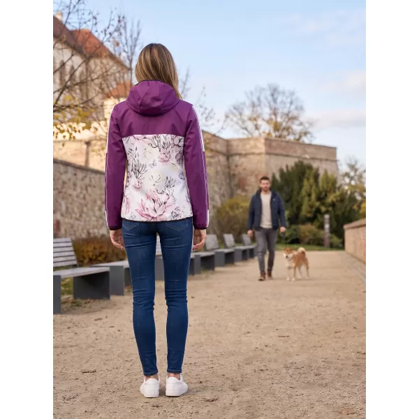  Premium-Softshelljacke für Damen ALTISPORT VOJ/ALW008JACK01 BURGUND 