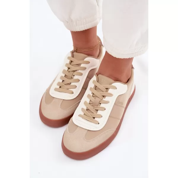  Damen-Sneaker BIG STAR TT274420 BEIGE Big Star Shoes 