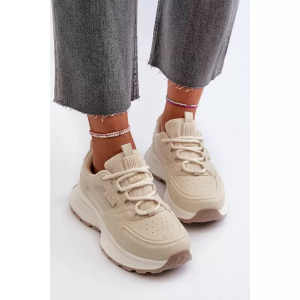  Damen-Sneaker BIG STAR NN274A105 BEIGE Big Star Shoes 