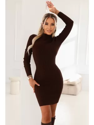 Kleid NUMOCO 652-2 SCHOKOLADE