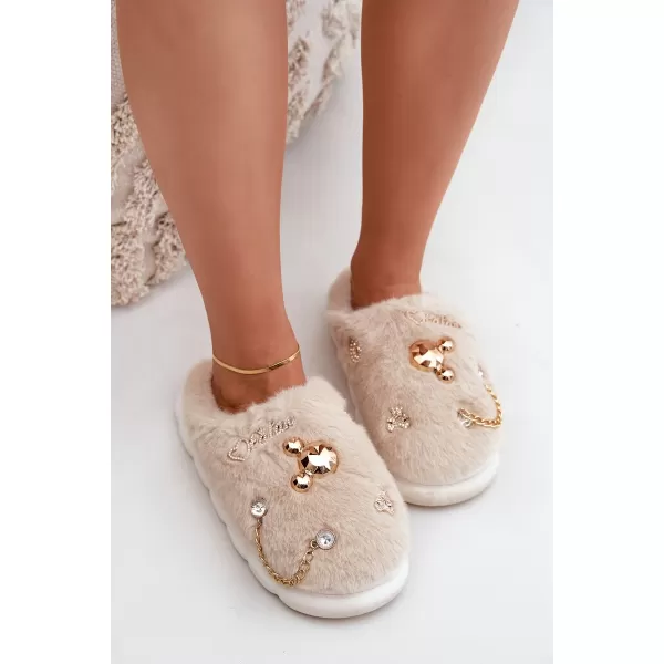  Damenhausschuhe BOTO IVELFEDI 35010 BEIGE 