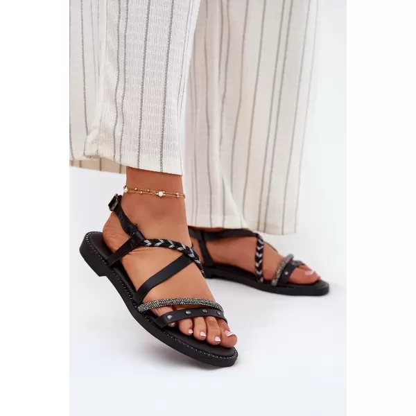  Damensandalen VINCEZA 17379 SCHWARZ 