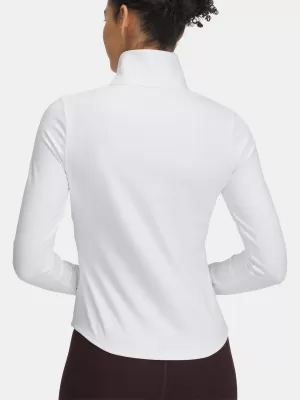 Damen-T-Shirt UNDER ARMOUR MOTION 1/2 ZIP EMEA 6001618-100 WEIß