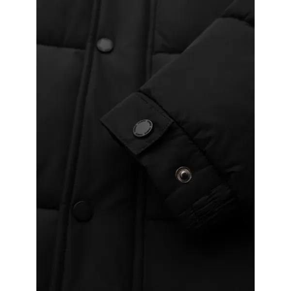  Herren-Winterjacke OMBRE OM-JALJ-0309 SCHWARZ 