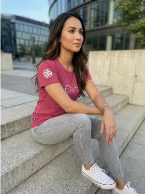 Damen-T-Shirt SAM 73 PROKREPU 010 ROSA