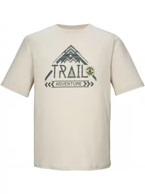 Herren-T-Shirt KILLTEC KOS 1 43973-260 CREMIG
