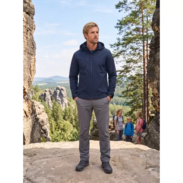  Herren-Softshelljacke ALTISPORT NoPrint NP/ALM845 MARINEBLAU 