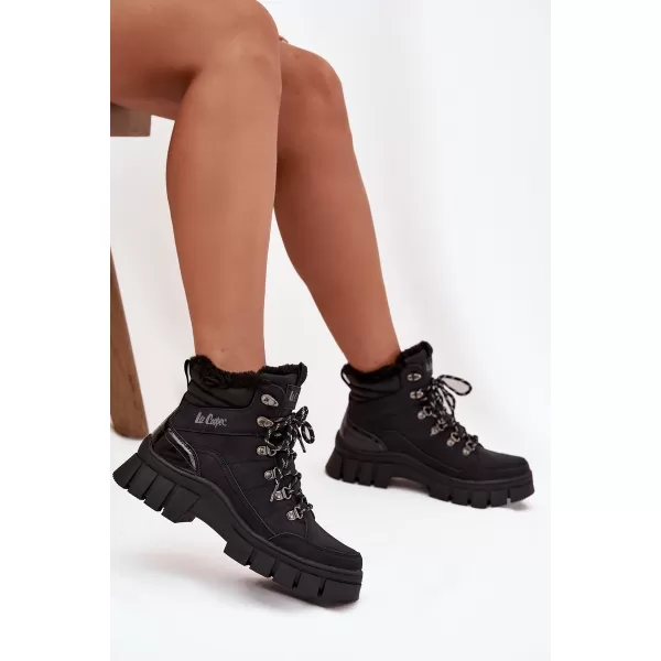  Winterstiefel für Damen LEE COOPER LCJ-25-31-3911 SCHWARZ 