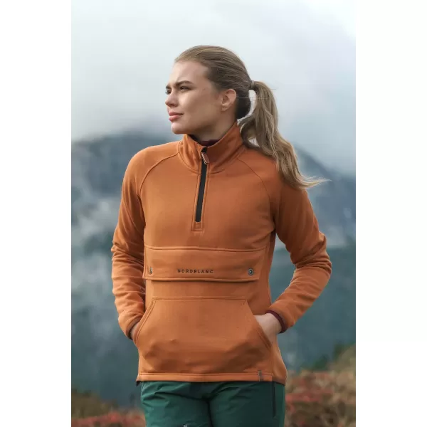  Damen-Sweatshirt NORDBLANC INEFFABLE NBSLS8226 BRAUN 