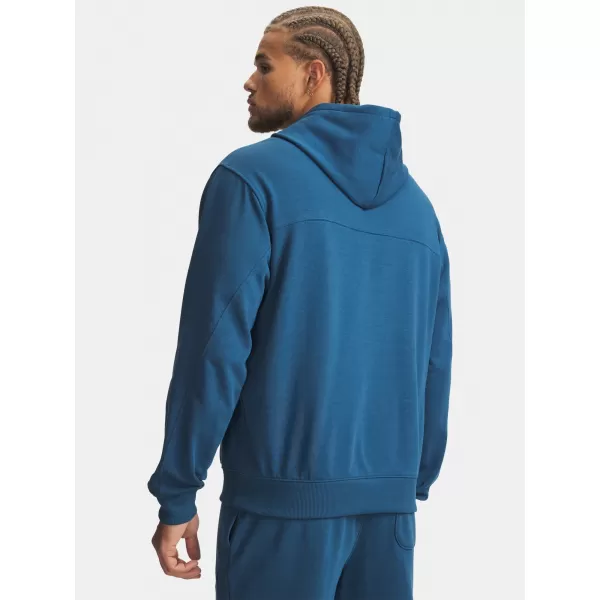  Herren-Sweatshirt UNDER ARMOUR UA RIVAL LW HOODIE 6012335-498 BLAU 