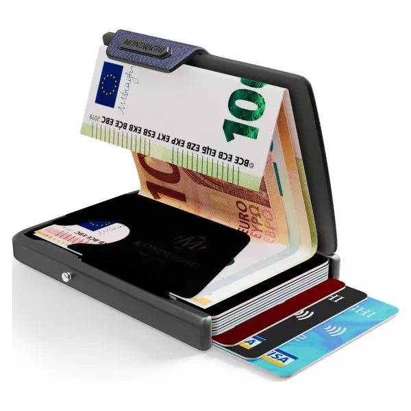  Geldbörse MONDRAGHI ONE BLAU 