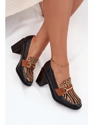 Damenschuhe mit Absatz BOTO NOVELLA 39308 KAMEL