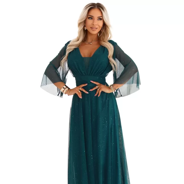  Kleid NUMOCO 654-1 FLASCHENGRÜN 