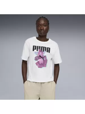 Damen-T-Shirt PUMA GRAPHICS RELAXED TEE BETTER 691908_02 PUMA WEIß