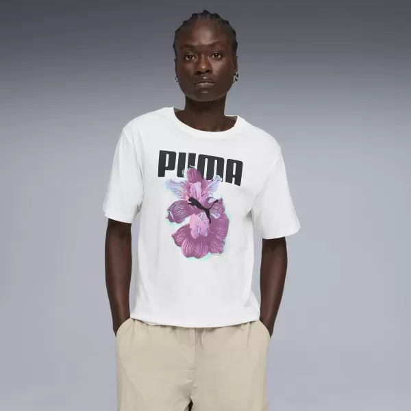  Damen-T-Shirt PUMA GRAPHICS RELAXED TEE BETTER 691908_02 PUMA WEIß 