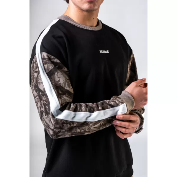  Sweatshirt mit entspannter Passform POWER 903 HELLBRAUN CAMO Nebbia 