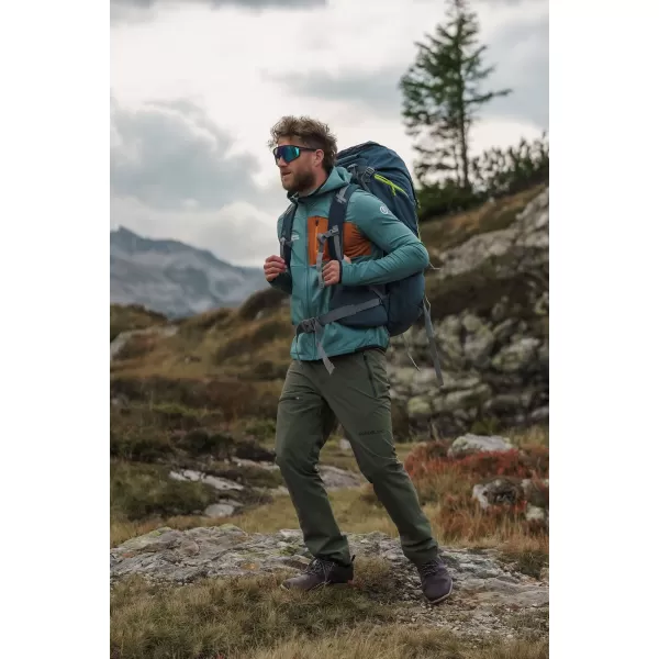  Powerfleece-Sweatshirt für Herren NORDBLANC BRACKEN NBWFM8286 DUNKELGRÜN 