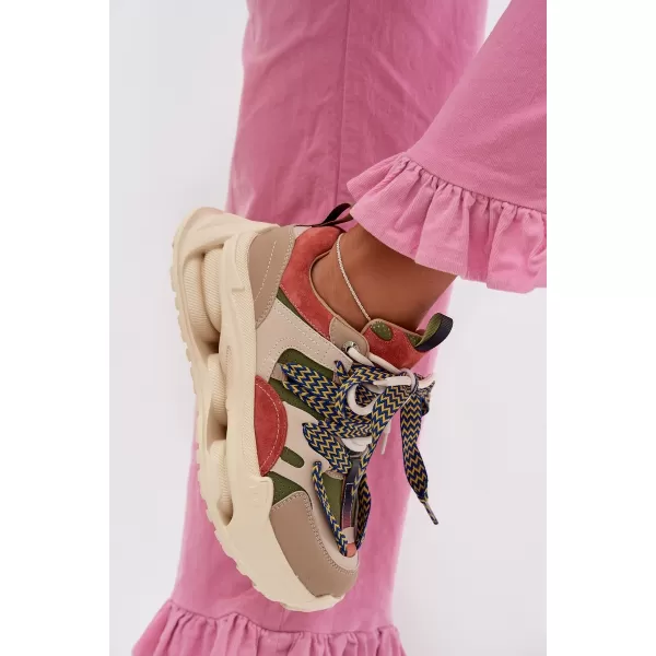  Damen-Sneaker D&A CR61-3133 BEIGE 