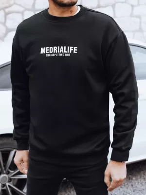 Herren-Sweatshirt DSTREET BX5922 SCHWARZ