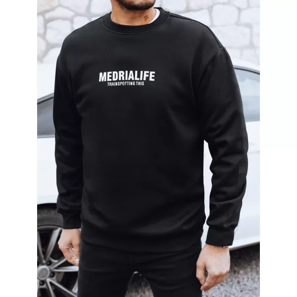  Herren-Sweatshirt DSTREET BX5922 SCHWARZ 
