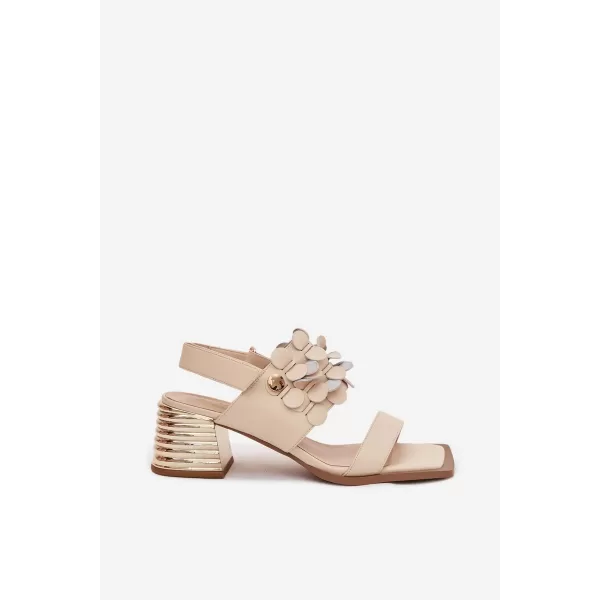  Damensandalen D&A CR61-3062 BEIGE 