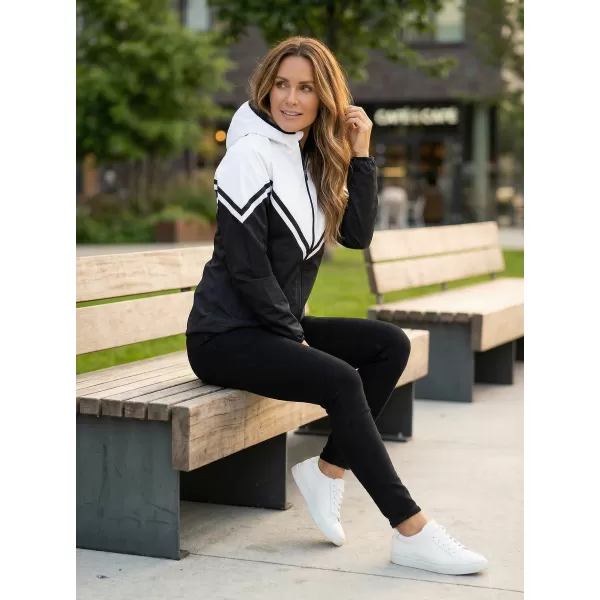  Premium-Softshelljacke für Damen ALTISPORT VOJ/ALW101JACK01 SCHWARZ UND WEIß 