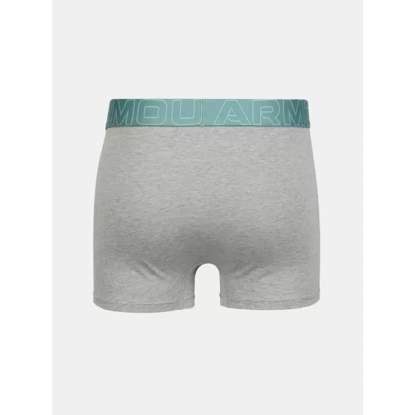  Herren-Boxershorts UNDER ARMOUR M UA PERF COTTON 3IN - 3PK JASPISBLAU 