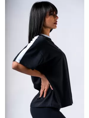 T-Shirt mit entspannter Passform POWER 894 SCHWARZ Nebbia