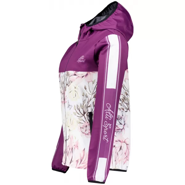  Premium-Softshelljacke für Damen ALTISPORT VOJ/ALW008JACK01 BURGUND 