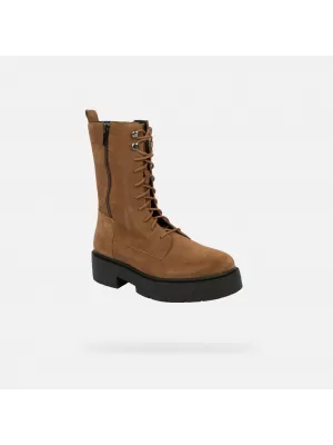 Damen-Stiefeletten GEOX SPHERICA EC7 G004252 BRAUN