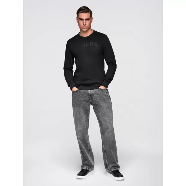  Herren-Sweatshirt OMBRE B1711 SCHWARZ 
