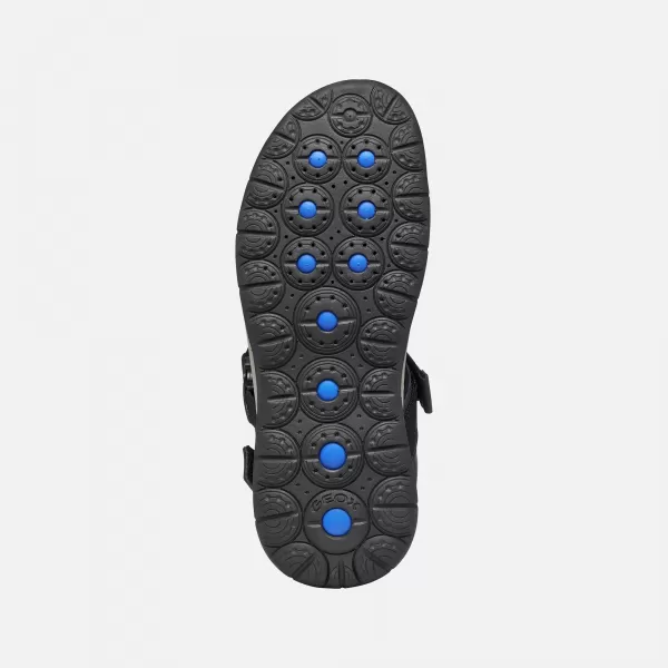  Herrensandalen GEOX SPHERICA EC5 G014391 SCHWARZ 