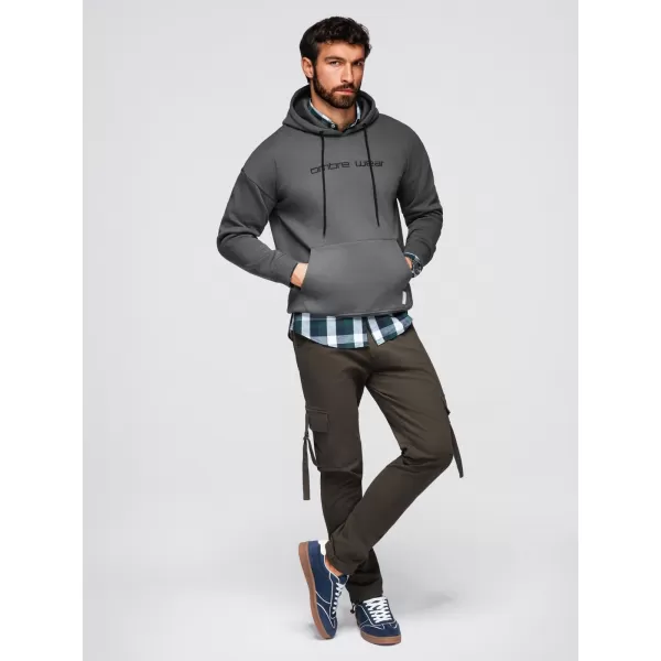  Herren-Sweatshirt OMBRE OM-SSNZ-0241 GRAPHIT 