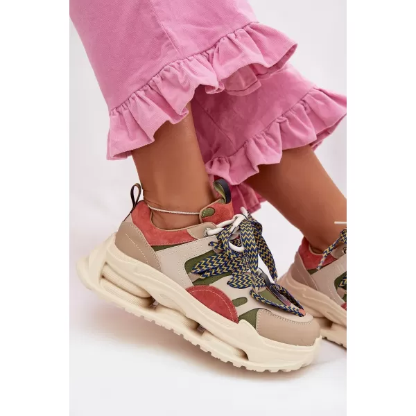  Damen-Sneaker D&A CR61-3133 BEIGE 