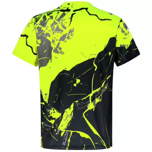  Premium-T-Shirt für Herren ALTISPORT VOJ/ALM131TR01 FLUOGELB/SCHWARZ 