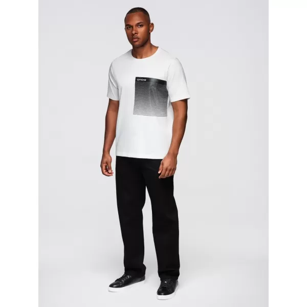 Herren-T-Shirt OMBRE OM-TSPT-0246 WEIß 