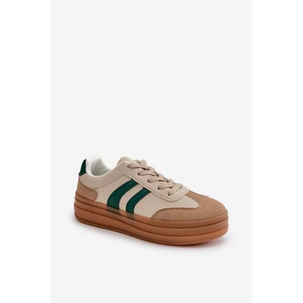  Damen-Sneaker EVENTO NESONICE BEIGE/GRÜN 