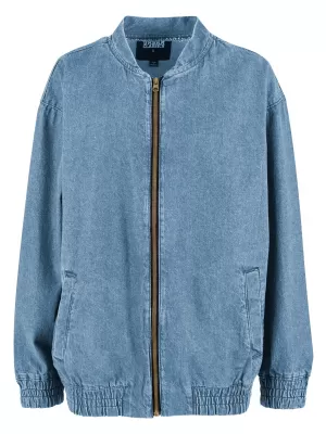 Damenjacke URBAN CLASSICS TB7131 NEU, HELLBLAU, VERSCHMUTZT GEWASCHEN