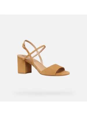 Damensandalen GEOX VIRNILISA 65 S G013229 HELLBRAUN